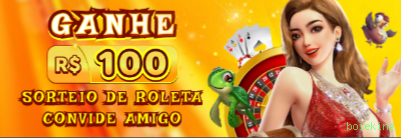 Bônus boas-vindas boleking R$100